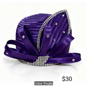 Purple Church hat