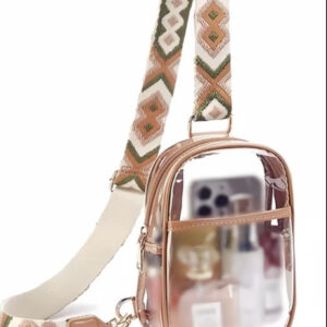Clear designed women's backpack